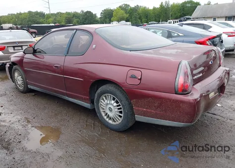 2000 Chevrolet Monte Carlo Ls z USA, uszkodzony, nr VIN 2G1WW12E5Y9231221